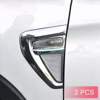 Chrome Fender Turn Light Cover Trim For Mitsubishi Outlander Sport ASX 2020-2023 • $20.06