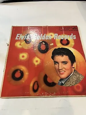 VINYL LP By ELVIS PRESLEY  ELVIS' GOLDEN RECORDS  (1958) RCA LPM 1707 RE / ROCK • $10.12