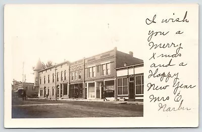 LaPorte City IA Main St~Revlin Insurance Exchange~Post Office 1906 RPPC • $33