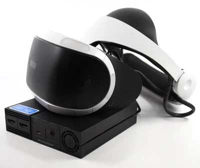 $189 • Buy Official Sony PlayStation 4  Virtual Reality VR Headset - VR1 - PS4 TESTED!