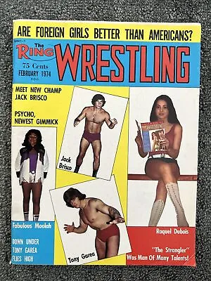$15 • Buy The Ring Wrestling Magazine Feb. 1974
