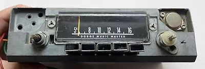 1965 Dodge Custom 880 Music Master OEM AM PB Push Button Radio Mopar Model 235 • $60