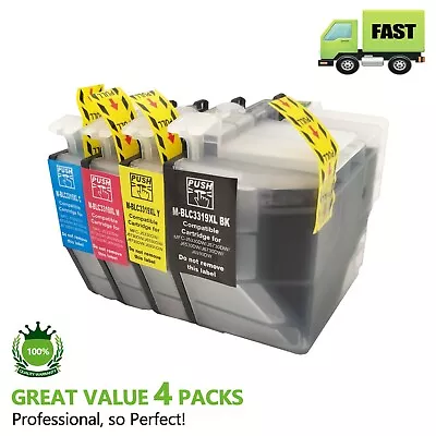 $48.89 • Buy 4x LC3319XL LC 3319XL Ink Cartridges For Brother MFC-J6530DW MFC-J6730DW Printer