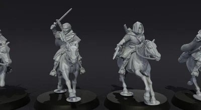 £14.99 • Buy Mounted Rangers  - 28mm Ideal For LoTR, Warhammer Etc Free Postage 