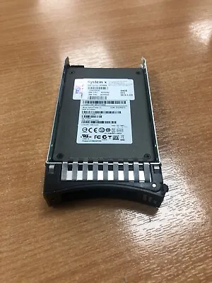 IBM 49Y5840 49Y5843 49Y5839 64GB 6Gb/s 2.5  SATA Solid State Drive SSD W/ Tray • £25