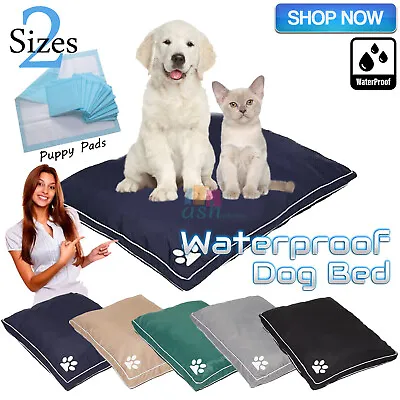 £13.95 • Buy Waterproof Dog Bed Heavy Duty Cover Hardwearing Puppy Pet Cushion Mattress Tough