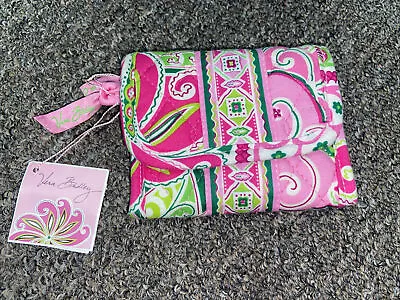 Vera Bradley Retired Print Pink Pinwheel Tri-Fold Wallet • $19.99