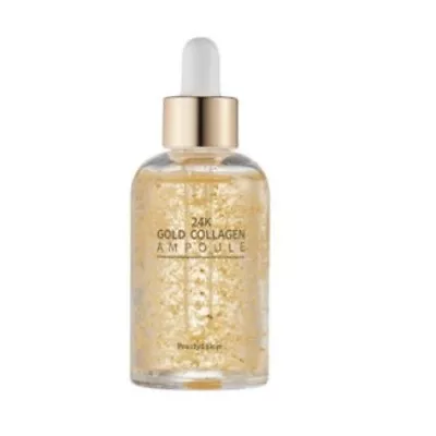 PRETTY SKIN 24K Gold Collagen Ampoule 50ml Anti Aging Ampoule Moisturizing Serum • $31.98