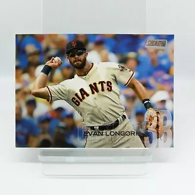 Evan Longoria - San Francisco Giants #33 Stadium Club Topps 2018 Baseball • £1.49