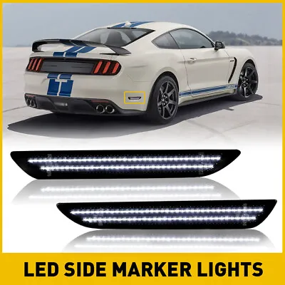 Rear Bumper Side Marker Light For 15-22 Ford Mustang Shelby GT350/GT350R/GT500 • $19.19