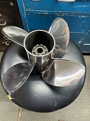 Mercury Trophy Plus Stainless Steel Propeller. Diameter: 13 3/4. Pitch: 17. 4RH • $450