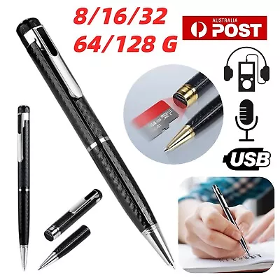 Voice Recorder Pen Mini Digital MP3 Voice Dictaphone Hidden Spy Audio Device AU • $33.47