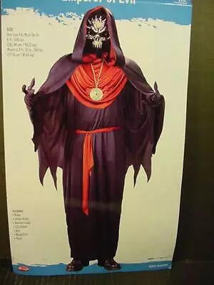 NEW Adult Emperor Of Evil Grim Reaper Costume With Mask One Size HA140 • $22.49