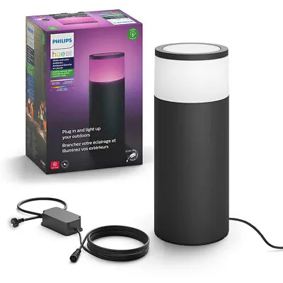 $247 • Buy Philips Hue Outdoor Colour Ambiance Light Pedestal Post Lighting Extension Kit