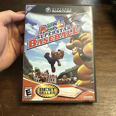 Mario Superstar Baseball (Nintendo GameCube 2005) Complete - Tested - Authentic • $74.95