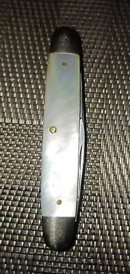 Rare W. H. Morley & Sons 2 Blade And Scissors Mother Of Pearl Knife Germany  • $39.95