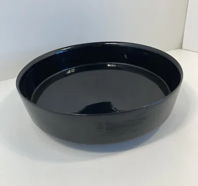 Vintage 9 Inch Plastic MCM Black Serving Dish Vintage Kitchen Serving • $15.99