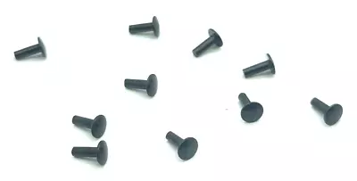 Lima Small Round Metal Buffers X10 New Fits Class 33 Train Loco Coach Wagon Etc • £5.49