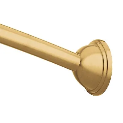 Moen Brushed Gold 54 To 72-Inch Curved Shower Rod Wall Mounted CSR2160BG • $99.95