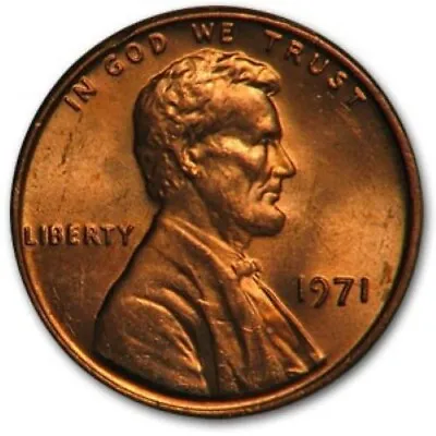 1971 P - Lincoln Memorial Penny - BU • $1.59