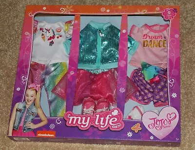 $106.93 • Buy My Life As JOJO SIWA 9-Piece Doll Clothes Outfits Clothing Unicorn 2018 HTF RARE