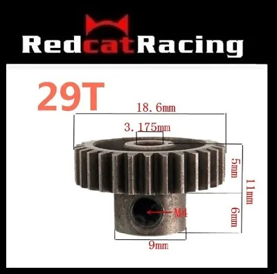 Redcat.Toys 11189 Steel Pinion Gear  29T .6 Mod  Redcat HSP Baja Himoto RC's • $4.49