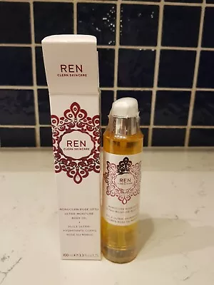 £30 • Buy Ren - Clean Skincare Moroccan Rose Otto Ultra-Moisture Body Oil 100ml