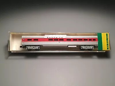 N Scale Minitrix Santa Fe Passenger Dome Car 1387 • $19.50