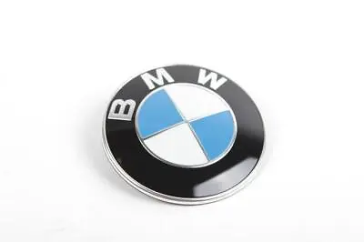 BMW E87 E90 E39 E60 F10 E85 E70 Hood Or Trunk Emblem Logo Badge GENUINE • $85.06