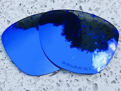 Etched Polarized Sea Blue Mirrored Replacement Lenses For Oakley Frogskins • £12.99