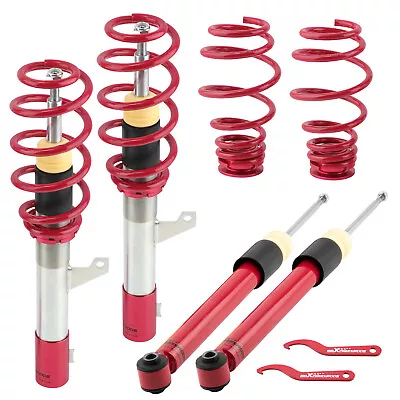 Adjustable Coilovers Springs Shocks Struts For Volkswagen MK5 Golf GTI Jetta MK6 • $220.43