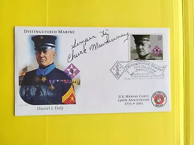 Charles Mawhinney   Vietnam USMC Sniper 103 Kills Signed   FDC No Inscription! • $54.99