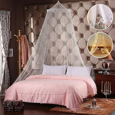 Elegant Lace Bed Canopy Princess Mosquito Net Netting Bedding Single Queen Size • $9.98