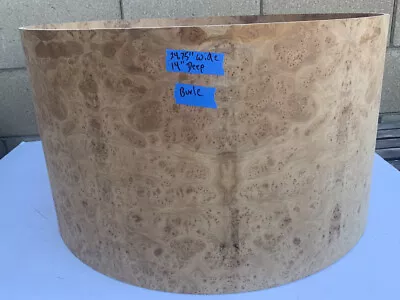 Gretsch Vintage Raw Walnut Burl 24.75 X 14 Unfinished Bass Drum Shell Both Sides • $294.99