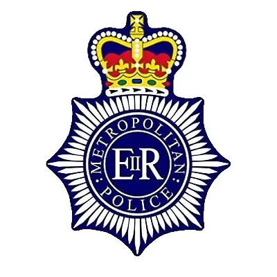 Met Police Metroplitan Mps Vinyl Badge 80mm Locker Car Bumper Sticker • £1.50