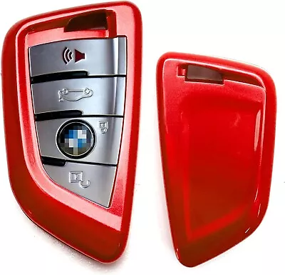 Exact Fit Glossy Red Smart Key Fob Shell Cover For BMW X1 X4 X5 X6 5 7 Series • $9.99