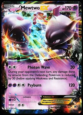 Pokemon XY Breakthrough Mewtwo EX 61/162 Holo Rare NM  • $9.99