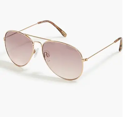 J.Crew Womens Aviator Sunglasses In Rose Gold BP380 • $20