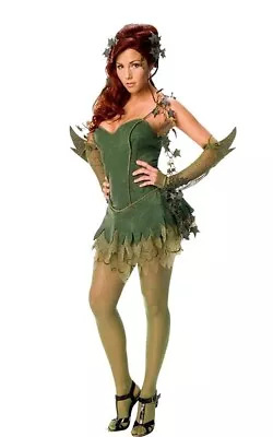 Poison Ivy Batman Villain Adult Womens Licensed Fancy Dress Halloween Costume • $66.65