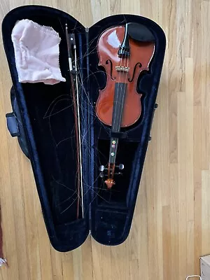 ADM 4/4 Full Size Violin Hard Case / Blue With Violin • $59