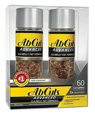 Ab Cuts Advanced | CLA Belly Fat Burner America # 1 Formula | 120 Softgel Caps • $29.95