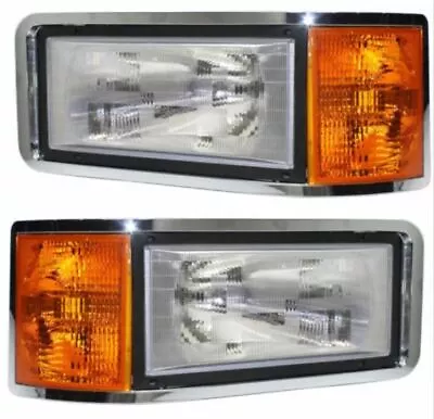 Mack CH 600 CH600 Set Headlight W/ Corner Turn Signal/ 1990-2006 • $210