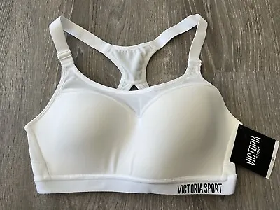 NWT Victoria's Secret VS Sports Bra Women's Size 34B White • $18.95