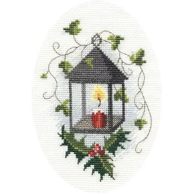 Bothy Threads Greating Card Counted Cross Stitch Kit  Lantern   9x13.3cm DWCDX • $17.18