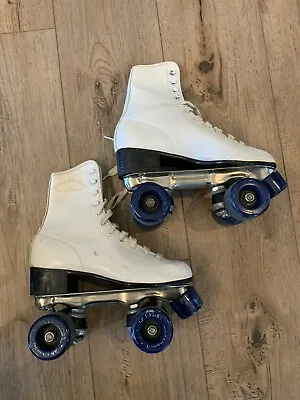 Vintage Roller Derby Womens Roller Star Roller Skates Size 5 White Model U960 • $25.50