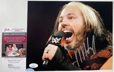 WWE Matt Hardy Signed 8x10 Photo B Autograph All Elite Wrestling AEW JSA COA • $39.95