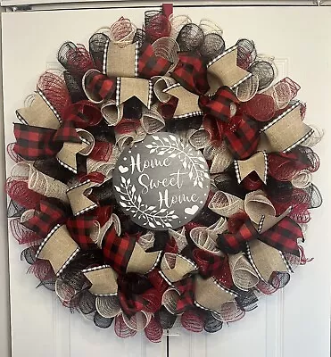 Home Sweet Home Wreath • $40