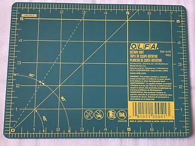 Olfa 9952 OLFA Gridded Cutting Mat-6 X8  • £8