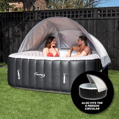 CleverSpa Hot Tub Canopy - 6 Person Round & Square Models • £49.99