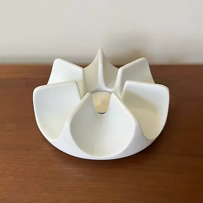 Vtg Mid Century Modern Arzberg White Tea Pot Light Votive Candle Holder Warmer • $16.99